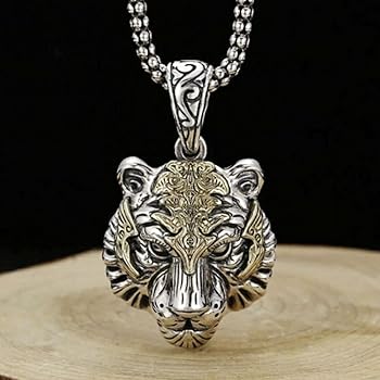 Amazon | ネックレス 虎 トラ タイガー Tiger 首輪 アクセサリー